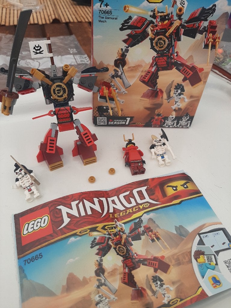 Lego Ninjago set 70665 Samurai Mech, Lego, Ophalen of Verzenden, Zo goed als nieuw, Compleet