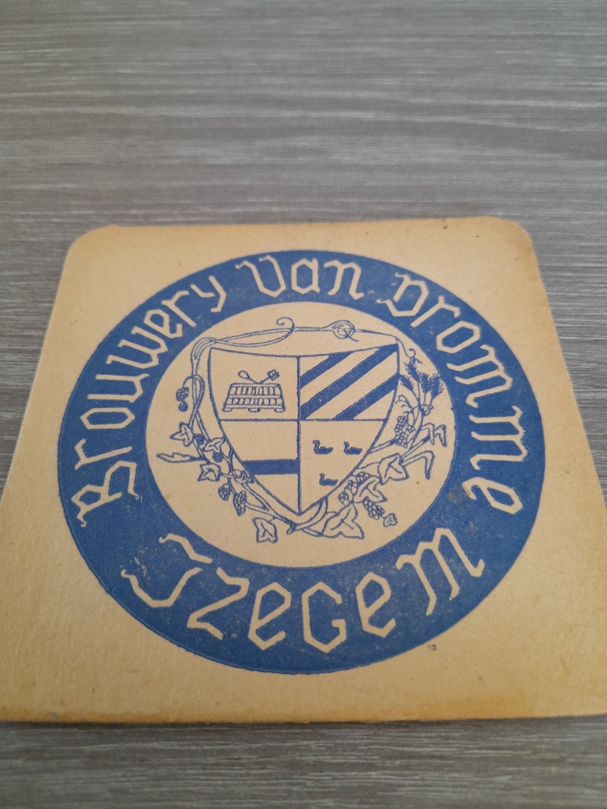 Beer Mat Brewery Van Dromme Izegem, Enlèvement ou Envoi