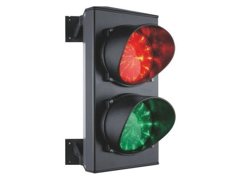 Verkeerslicht 24VDC groen-rood met LED, Verzenden