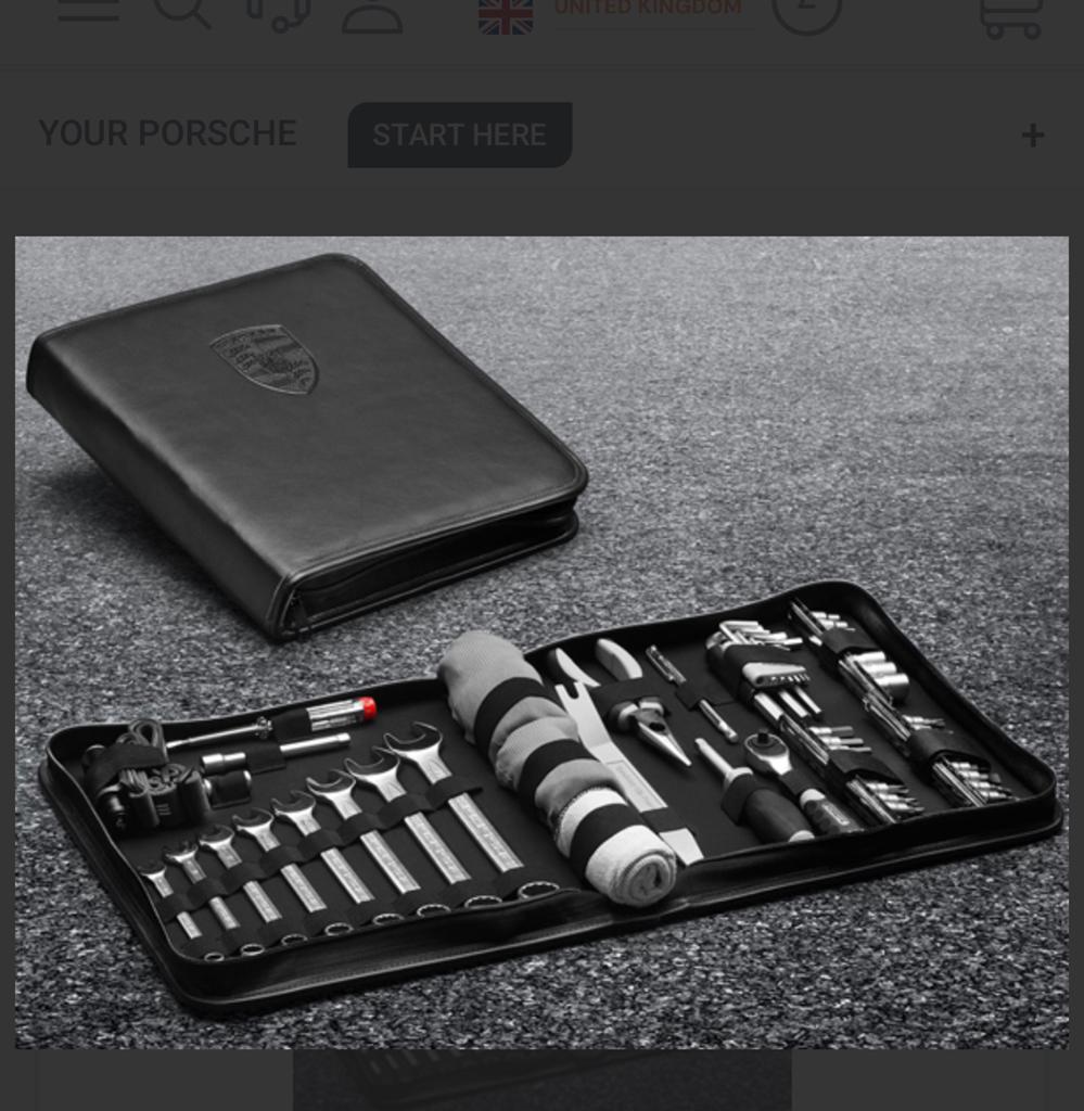 Originele Porsche 911 gereedschap set, Auto diversen, Autogereedschap, Ophalen, Zo goed als nieuw