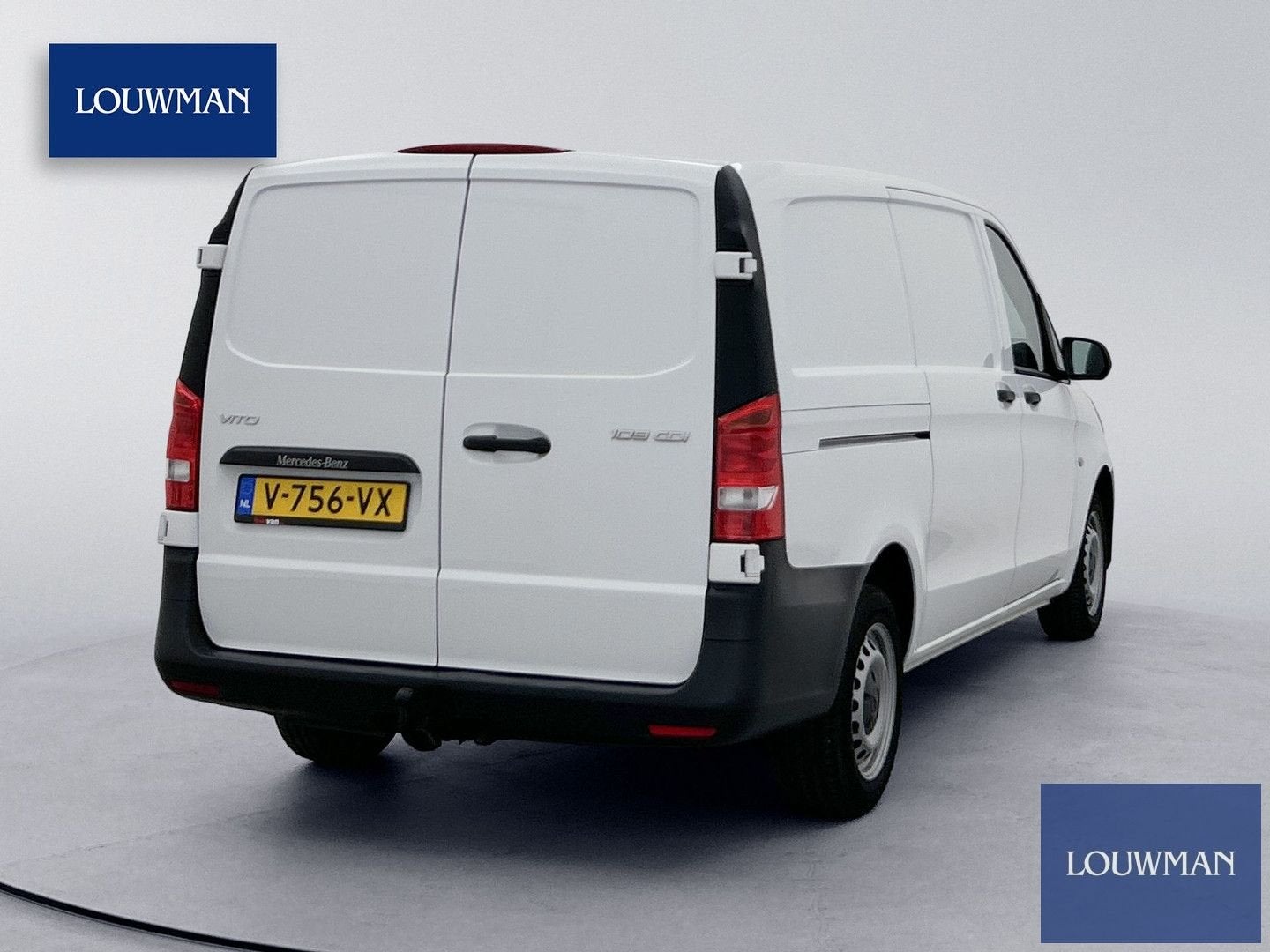 Mercedes-Benz Vito 109 CDI Lang Trekhaak Airco Betimmering, 164 g/km, Wit, Mercedes-Benz, Bedrijf