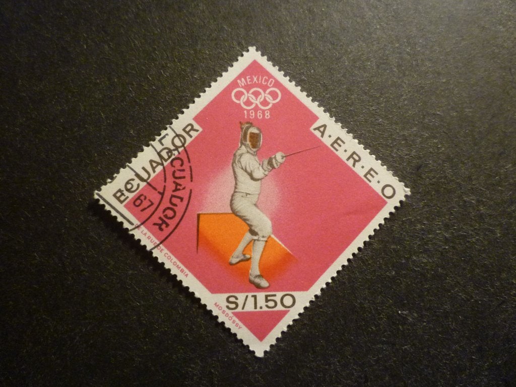 Ecuador/Équateur 1967 Mi 1328(o) Gestempeld/Oblitéré, Timbres & Monnaies, Envoi, Affranchi, Amérique du Sud