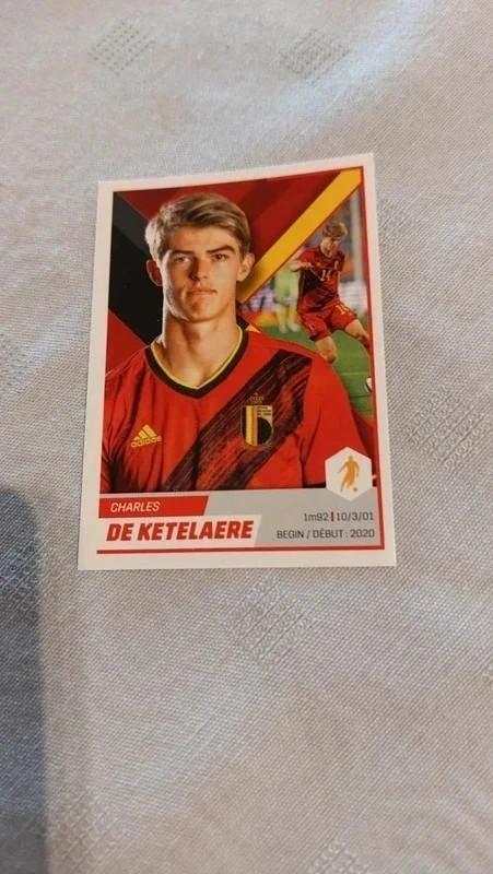 Panini / Sticker / Charles De Ketelaere / Belgian Red Devils, Verzamelen, Ophalen of Verzenden, Nieuw, Poster, Plaatje of Sticker