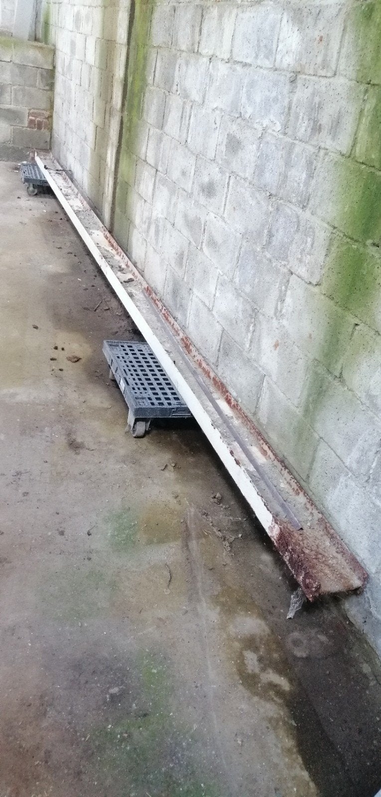 Poutrelle métallique, Enlèvement