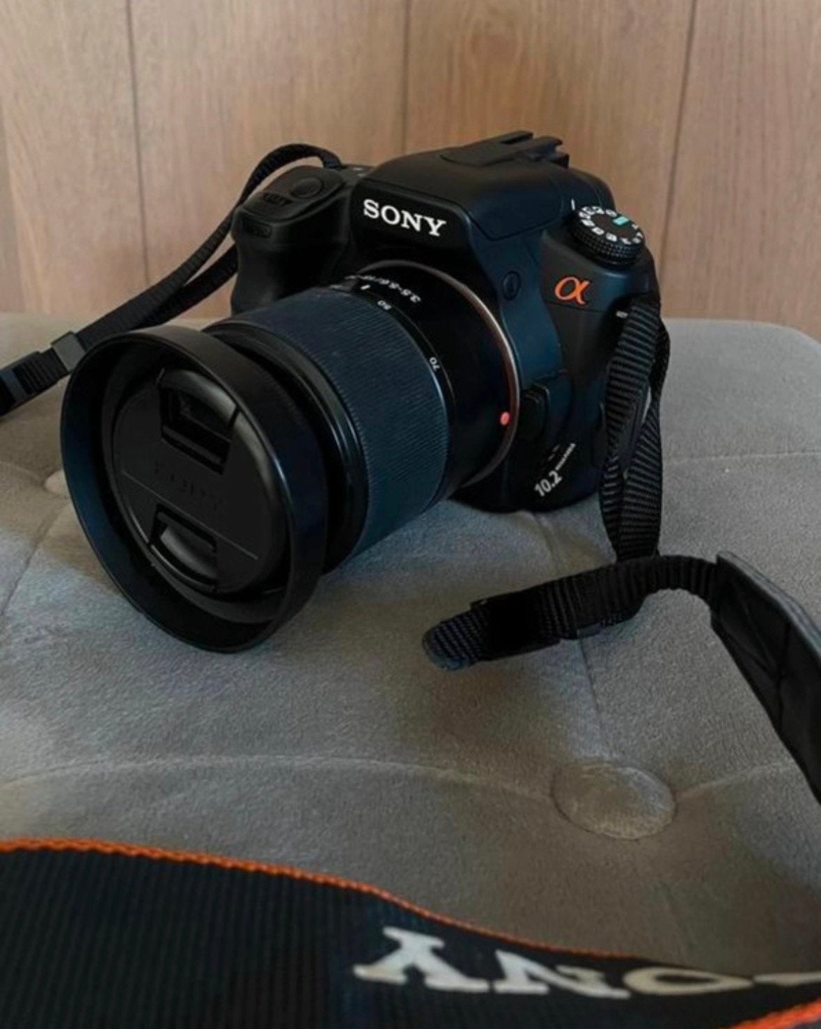 Camera Sont aplha 200 + objectif + sac, Batterie, Comme neuf, Sony, Reflex miroir