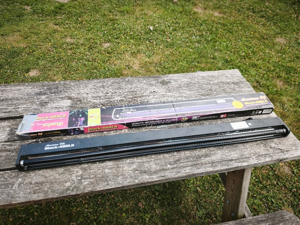 Néon UV lampe Blacklight 120cm 40w, Ophalen of Verzenden, Gebruikt, Feestartikel