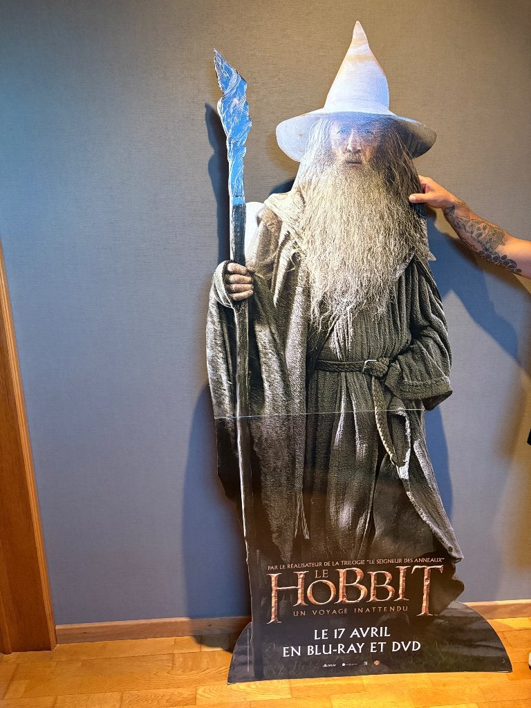 Originele The Hobbit – Gandalf  promo cutout, Verzamelen, Ophalen, Zo goed als nieuw, Overige typen
