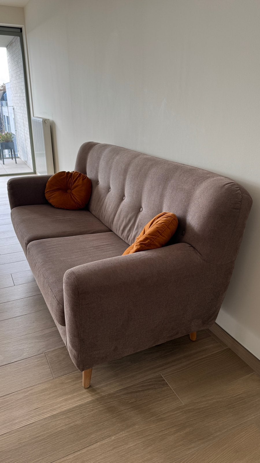 Comfortabele bank, Ophalen, Gebruikt, Stof