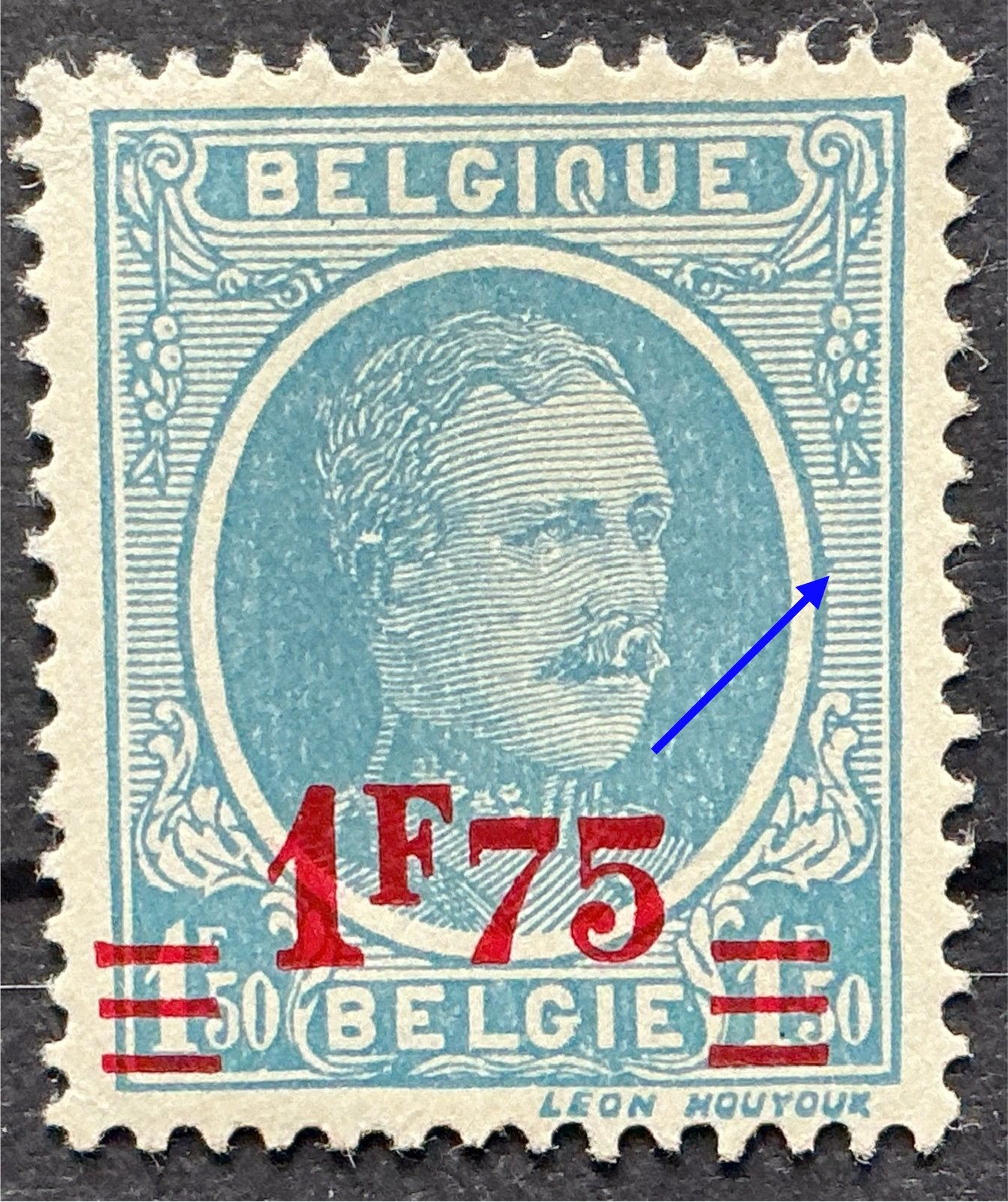 LOT 905. OBP: 248-V2. HOUYOUX. MNH. ** Kleurpunt., Koninklijk huis, Orginele gom, Ophalen of Verzenden, Postfris