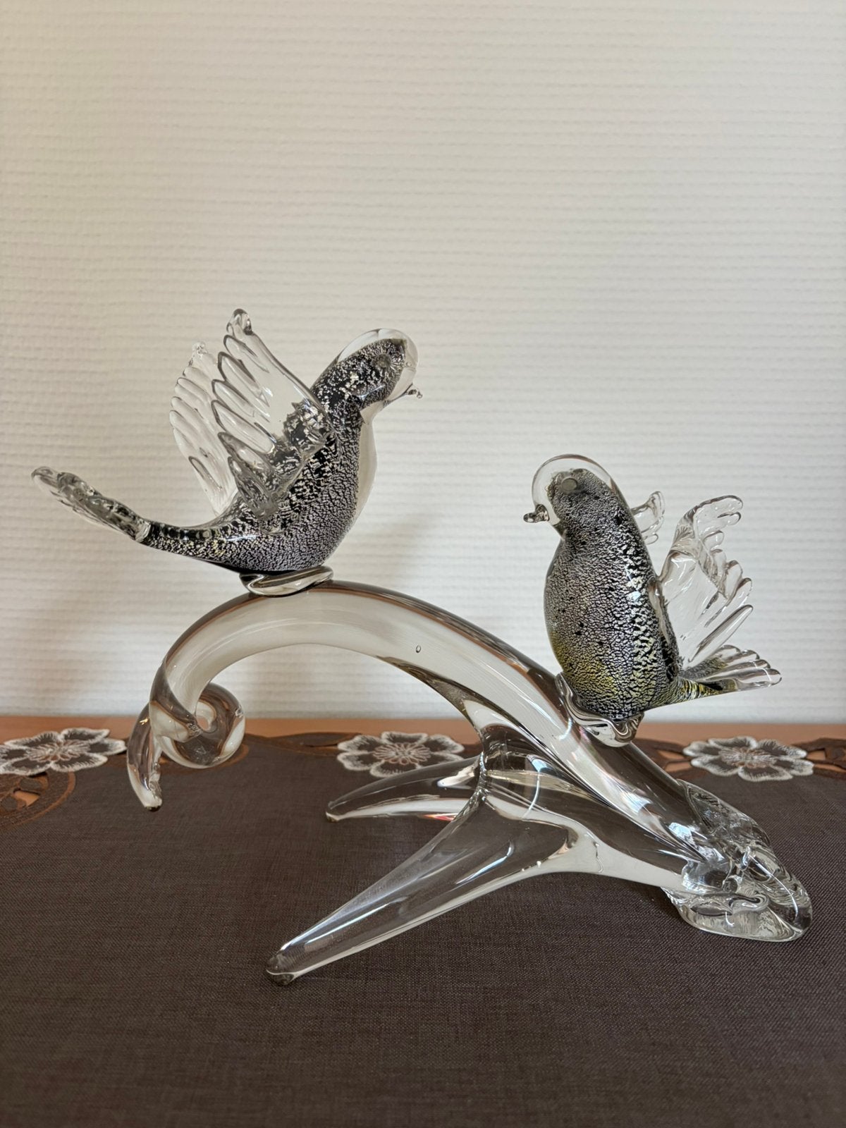 Murano-stijl beeld vogels, Ophalen