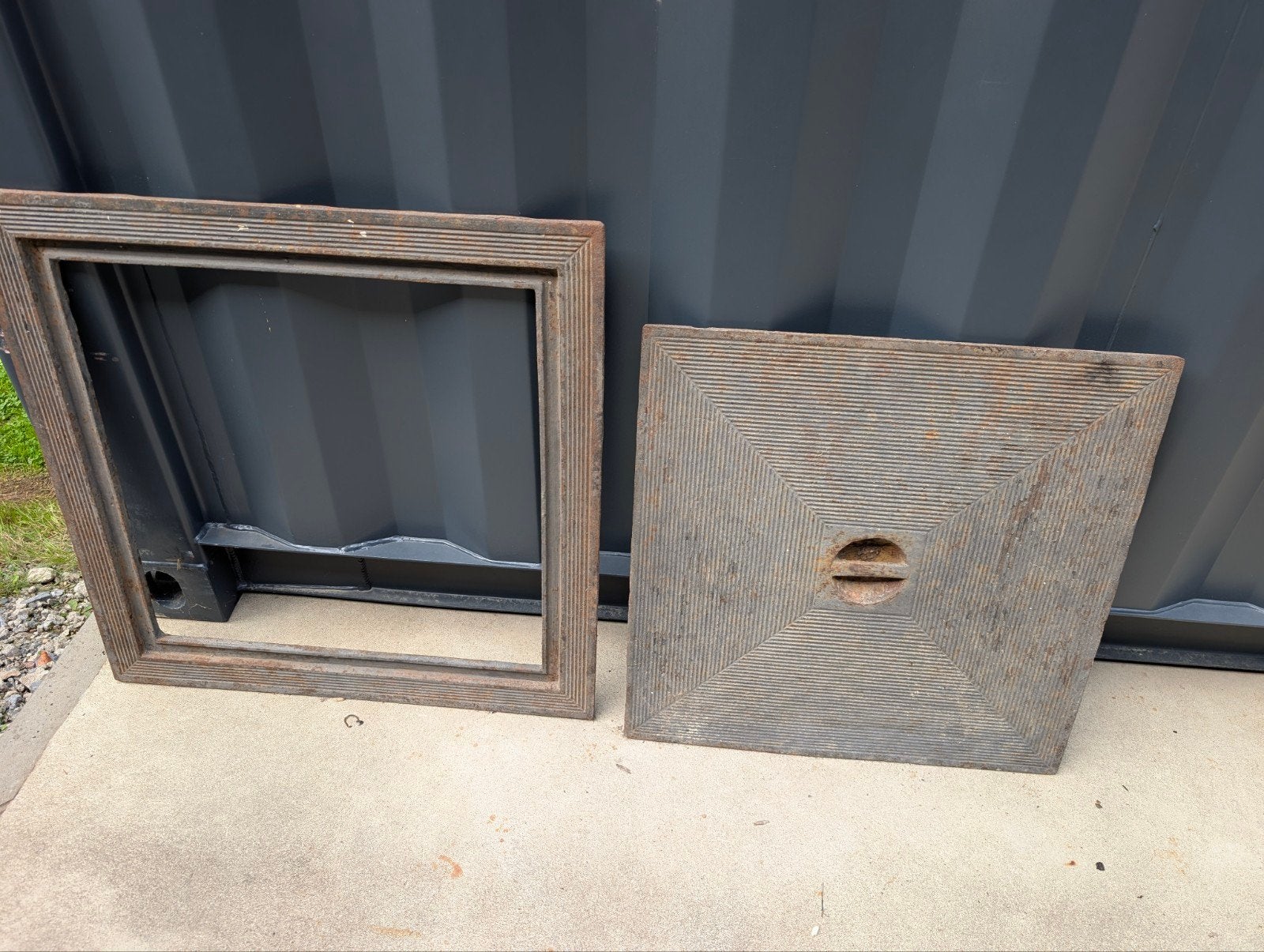 taque égout, chambre de visite., Bricolage & Construction, Enlèvement