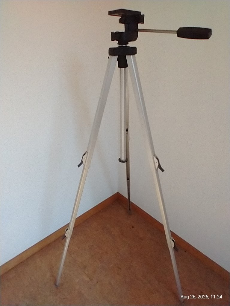 Statief,  tripod  voor camera 5€, TV, Hi-fi & Vidéo, Photo | Trépieds & Rotules, Enlèvement, Comme neuf