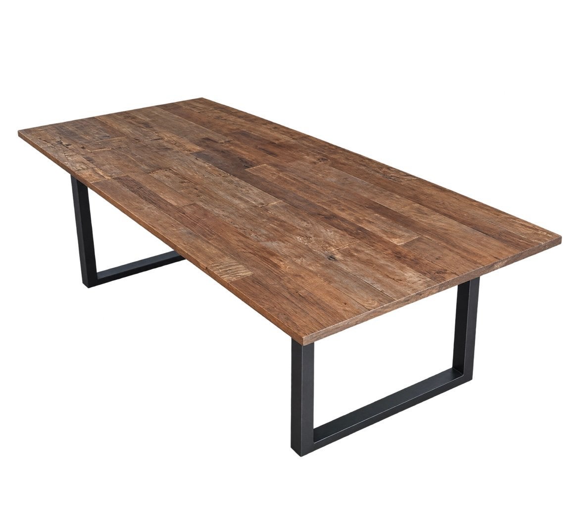 Houten eettafel 200x100cm, Ophalen, Zo goed als nieuw