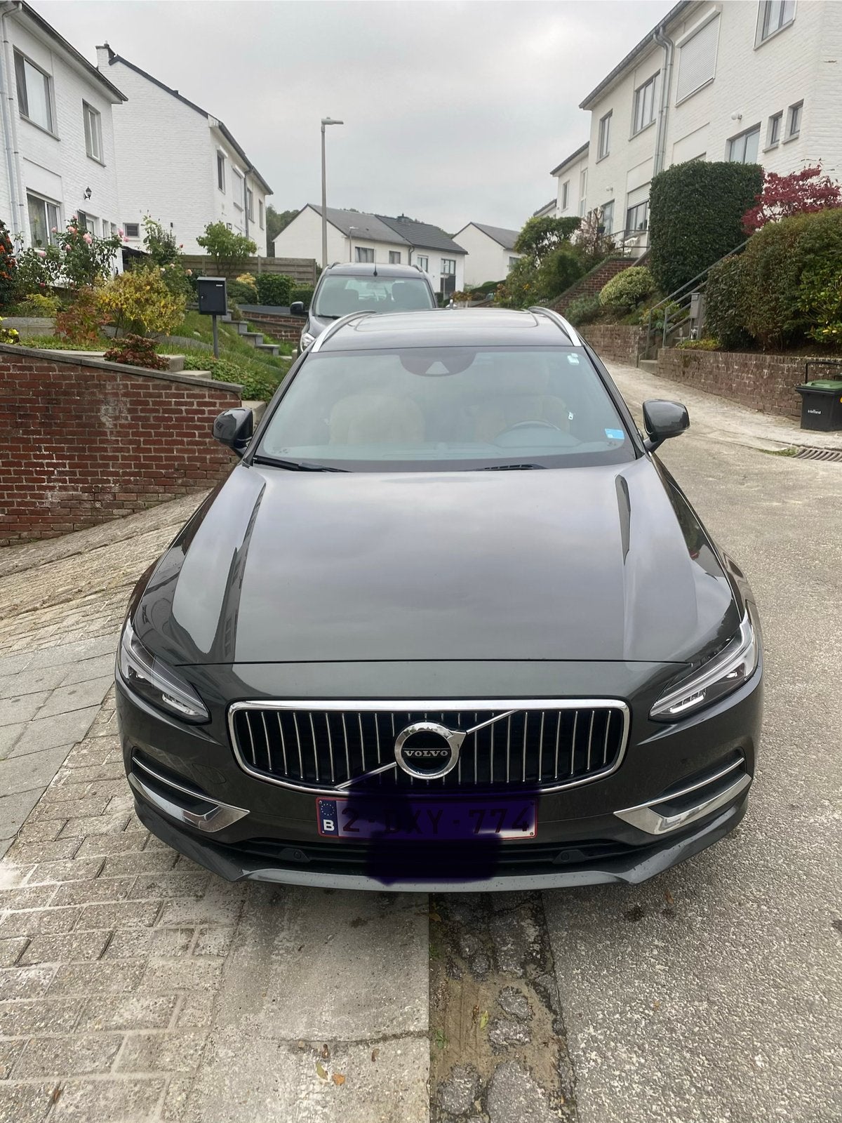 Volvo v90 D2 - Full option -  attache remorque - 2021, Autos, Cuir, Argent ou Gris, Achat, V90