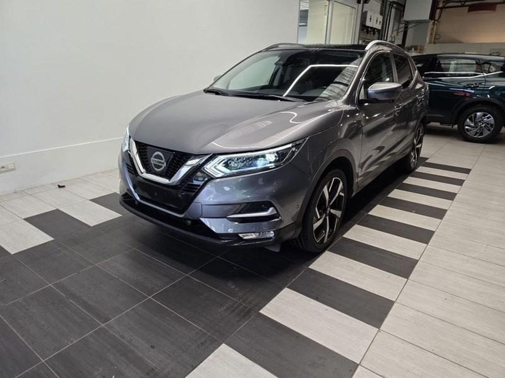 Nissan Qashqai DIG-T Tekna//Pano//, Autos, Nissan, Argent ou Gris, Achat, Boîte manuelle, Noir
