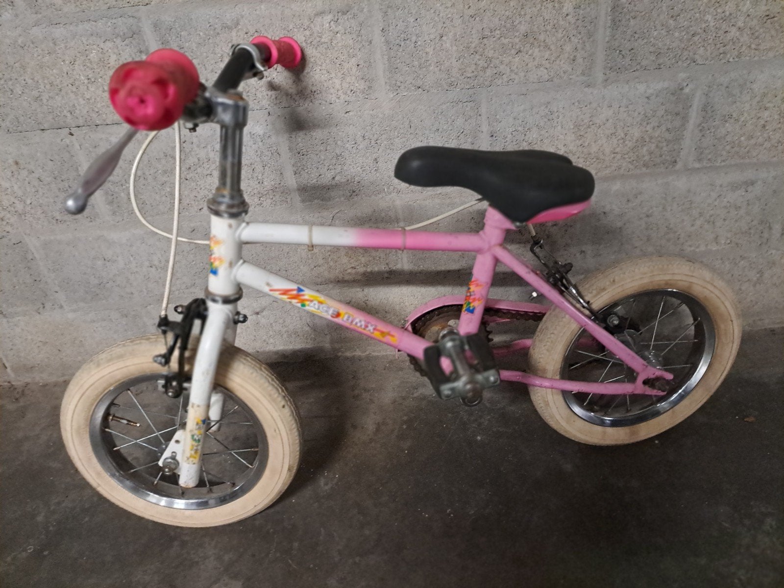 kinderfiets BMX, Fietsen en Brommers, Ophalen, Gebruikt, Staal, Velgrem