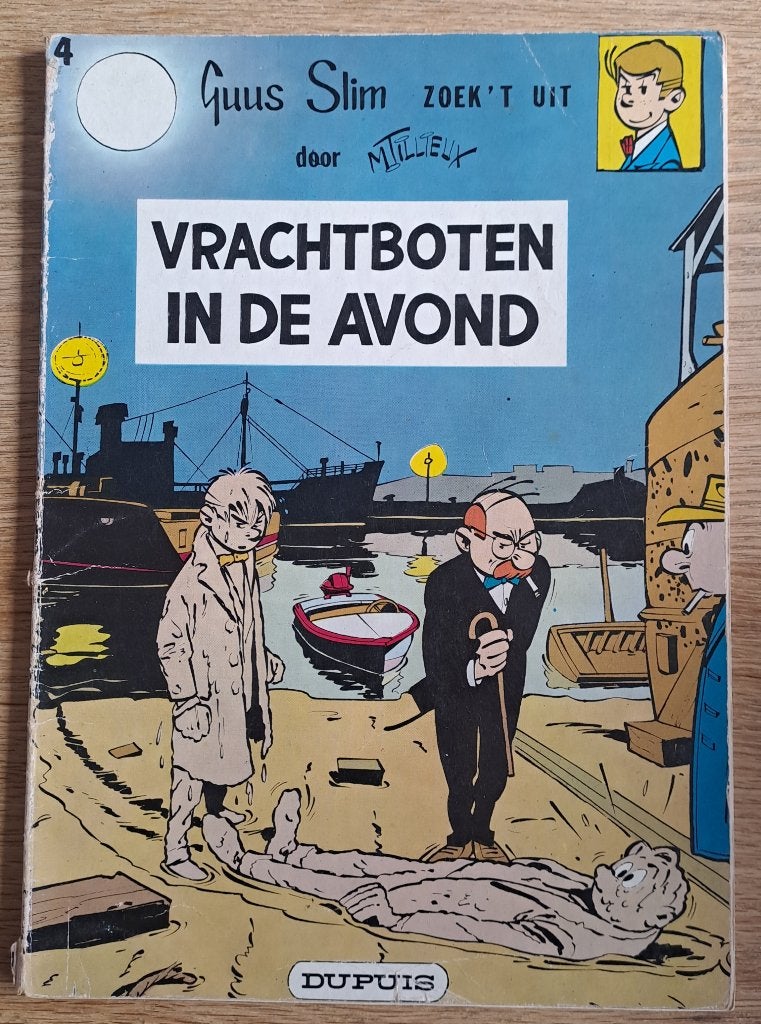 4 - Guus Slim - Vrachtboten in de Avond, Enlèvement ou Envoi, Une BD, M. Tilleux, Utilisé