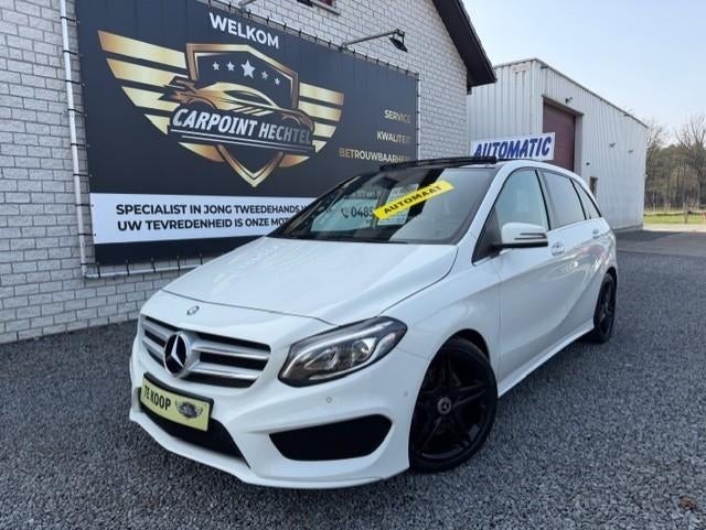 Mercedes B220 cdi 4 MATIC automaat AMG PACK pano open dak !, Automaat, Wit, Open dak, Euro 6