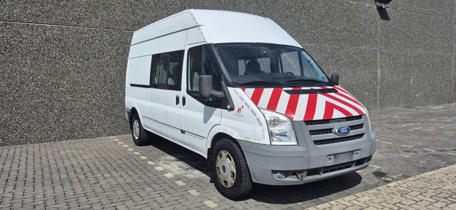 Ford Transit Maxi Diesel 2010 Dubbel Cabine 80dkm, Autos, Achat, Entreprise, Entretenue par le concessionnaire, 5 portes