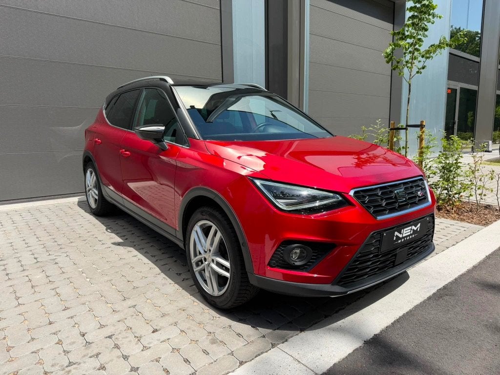 Seat Arona 1.0 TSI FR DSG,GARANTIE,ACC,NAVI,AIRCO,CARPLAY, Auto's, Seat, Dealer onderhouden, 109 g/km, Alcantara, Bedrijf