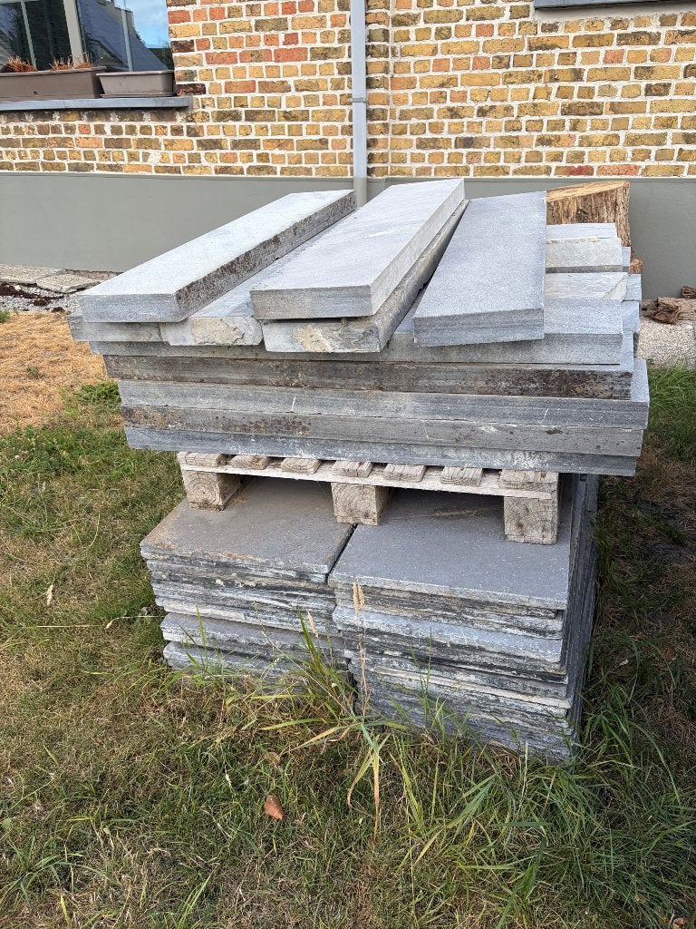 Blauwsteen, Tuin en Terras, Tegels en Klinkers, Ophalen, Overige typen, Nieuw, Natuursteen