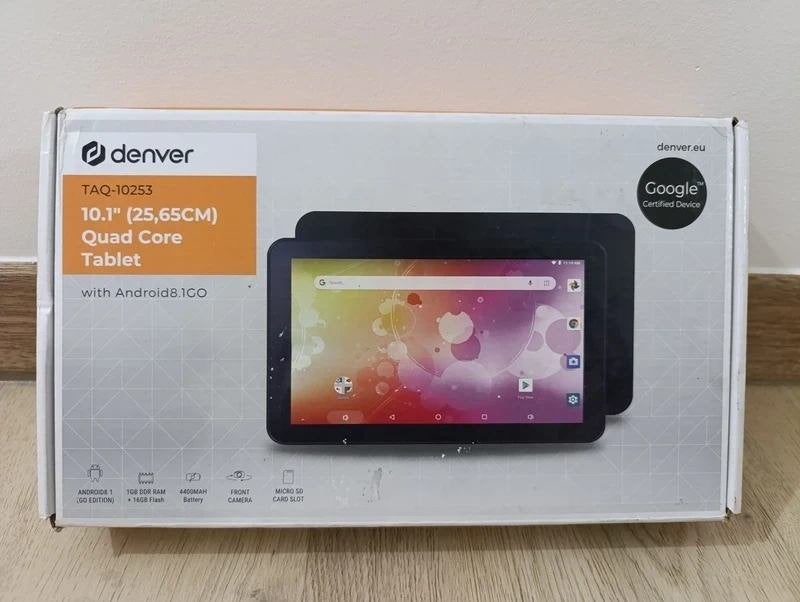 Tablette Denver 10,1" Android – 16 Go – TAQ-10253, Informatique & Logiciels, Enlèvement, Neuf