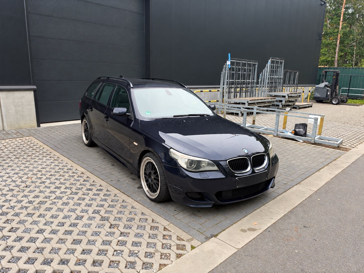 Bmw e61 525d M pakket, Autos, Cuir, Noir, 5 portes, 6 cylindres