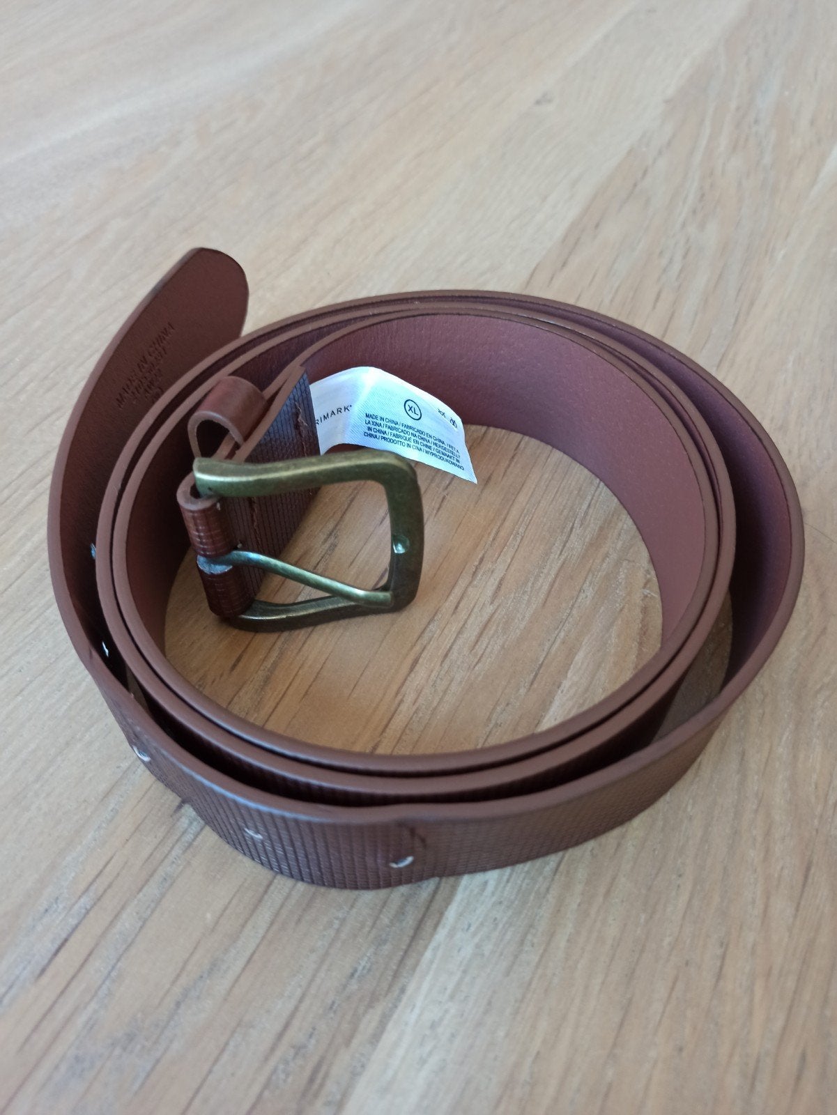Primark herenriem bruin 130cm, Kleding | Heren, Riemen en Ceintuurs, Bruin, Ophalen of Verzenden, 115 cm of meer, Riem of Ceintuur