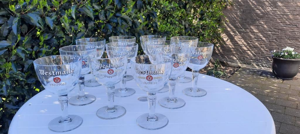 Westmalle glazen, Ophalen, Zo goed als nieuw, Glas of Glazen, Overige merken