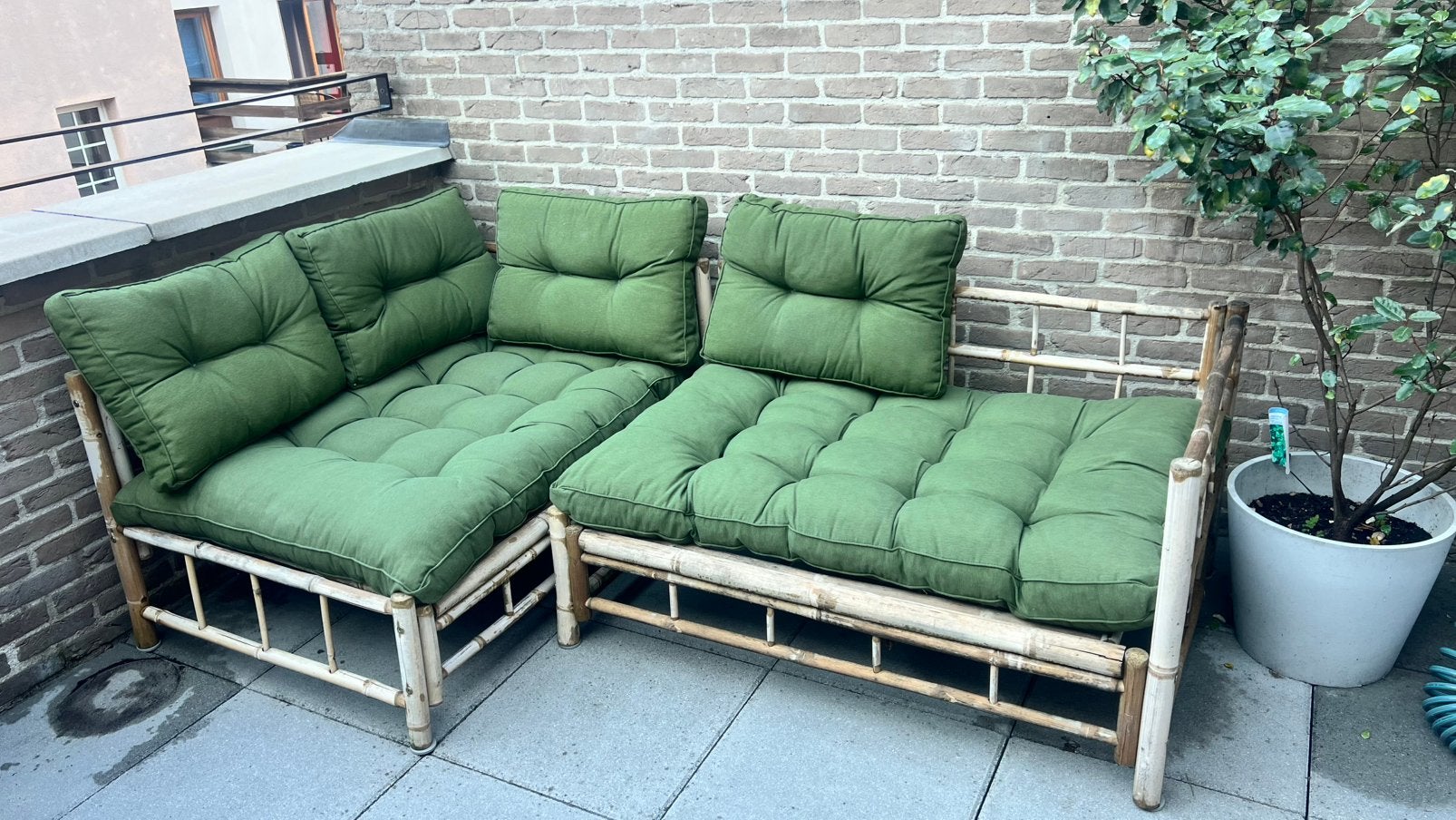 Bamboe tuinset, Tuin en Terras, Ophalen of Verzenden, Loungeset