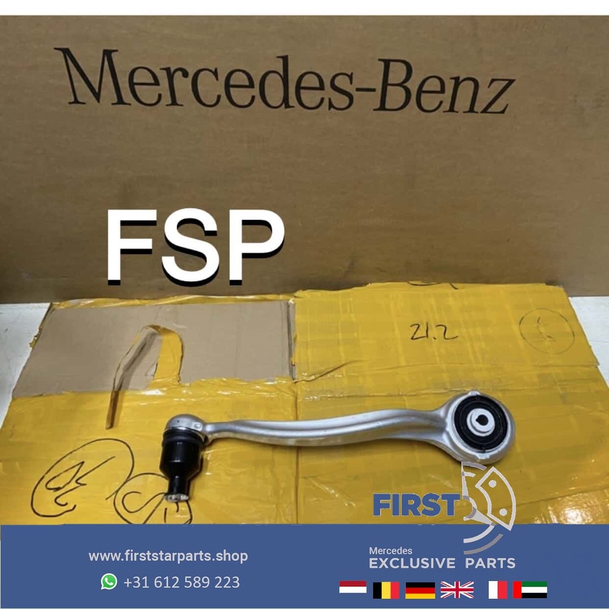 W205 draagarm 20501RE Mercedes C Klasse 2014-2020 onderstel, Gebruikt, -, Ophalen of Verzenden, -