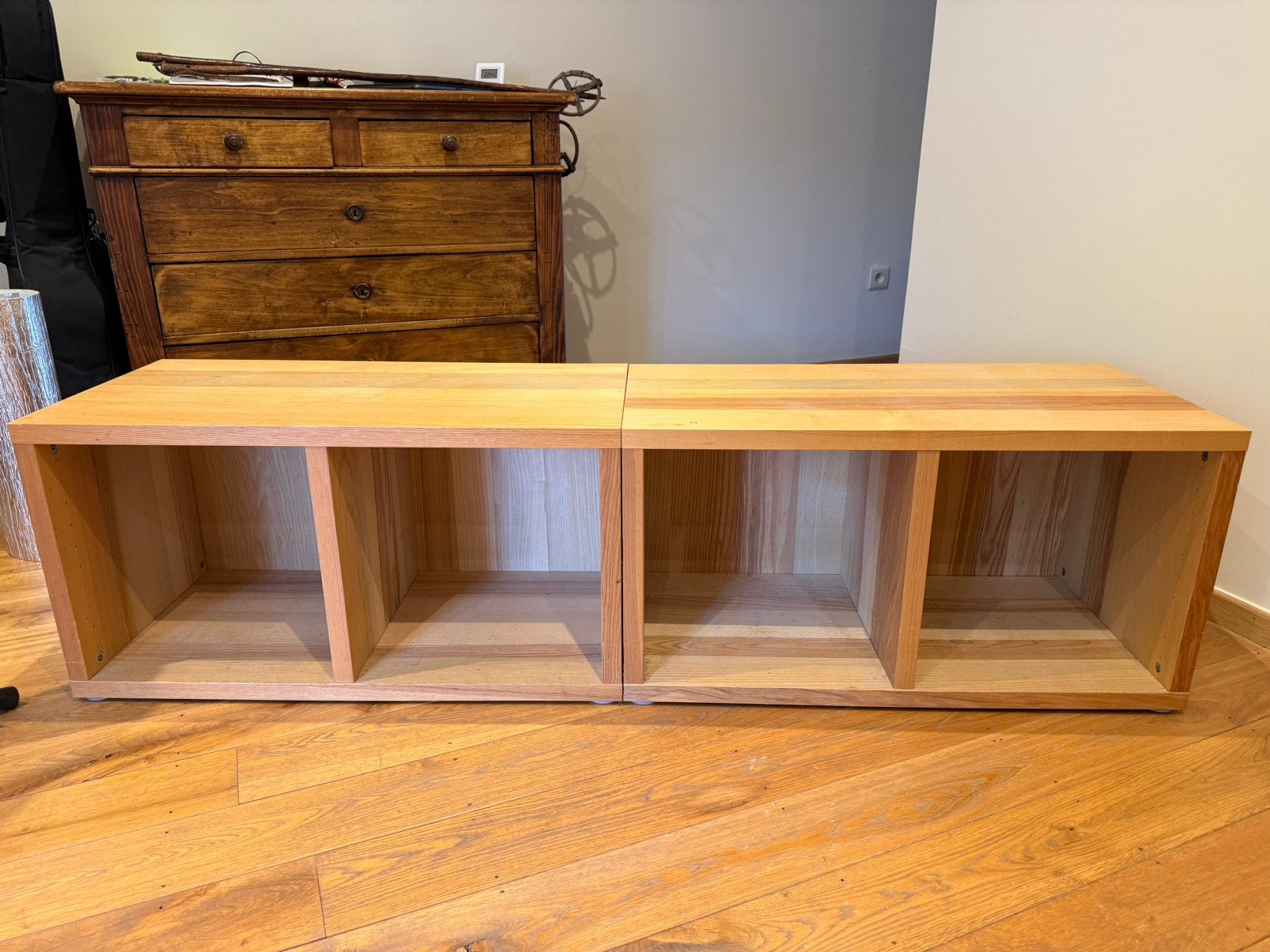 Étagères IKEA, Maison & Meubles, Enlèvement, Utilisé, Bois, 150 disques ou plus
