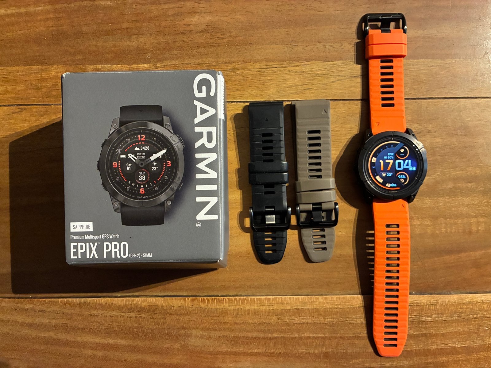 GARMIN EPIX PRO GEN2 51MM, Enlèvement, État, Comme neuf, Noir