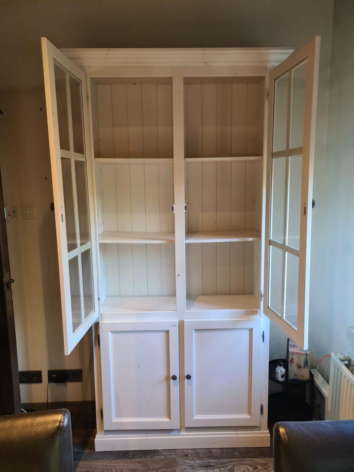 Vitrinekast, Avec porte(s), 25 à 50 cm, Autres essences de bois, Enlèvement
