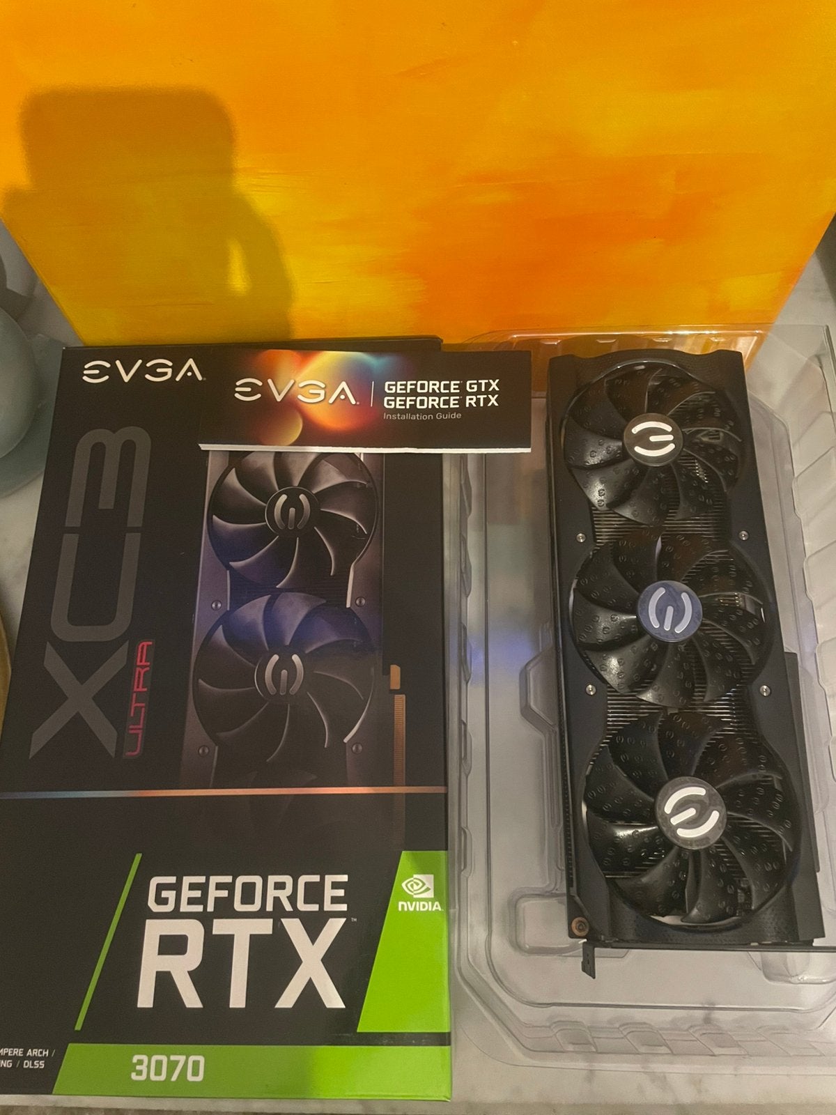 EVGA RTX 3070 8GB 3-Fan | Zeer Goede Staat Originele Doos, Computers en Software, Ophalen of Verzenden, Zo goed als nieuw