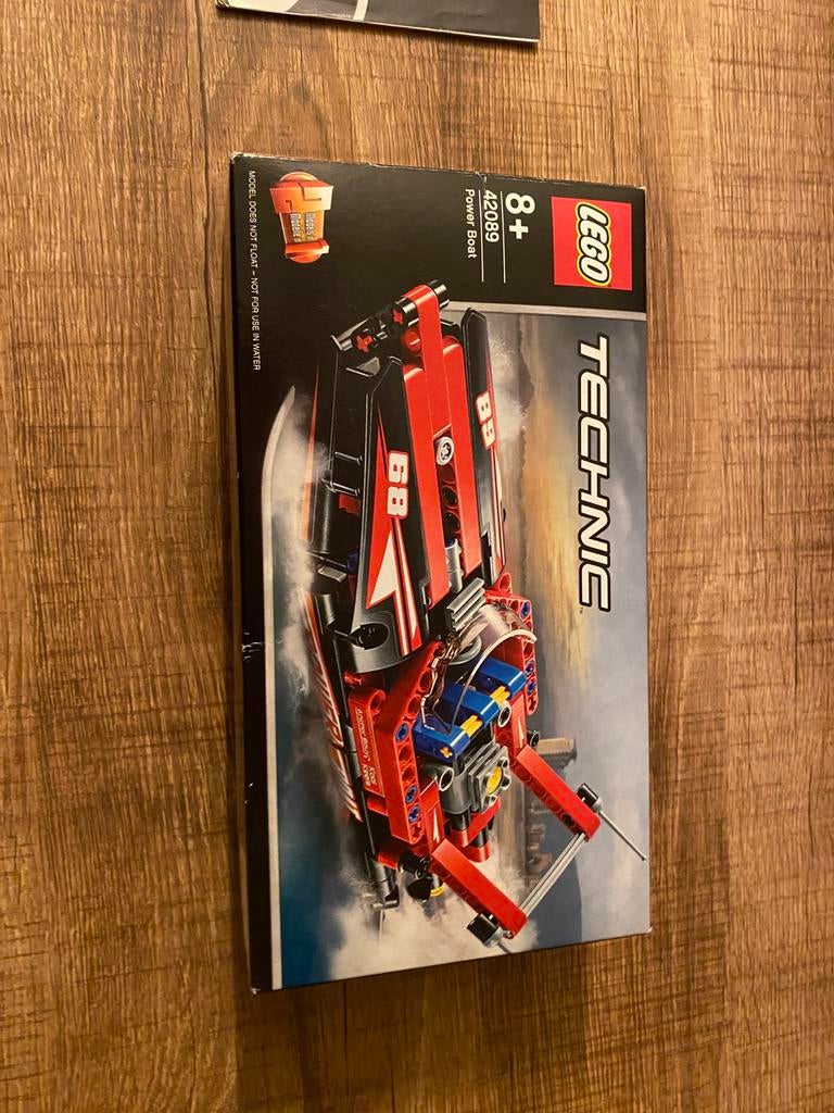 Lego 42089 - Powerboat, Ophalen, Zo goed als nieuw, Complete set, Lego