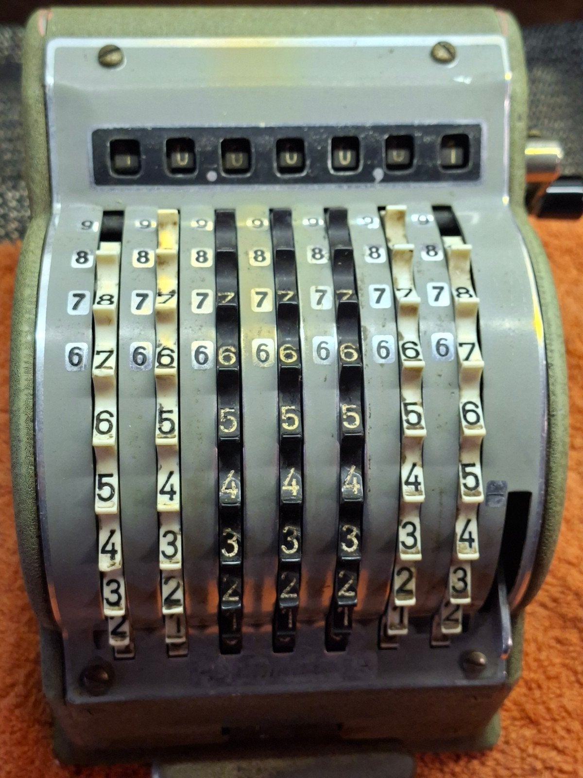 VINTAGE ,SUMMIRAT 7,calculatrice mécanique  de 1956, Enlèvement ou Envoi