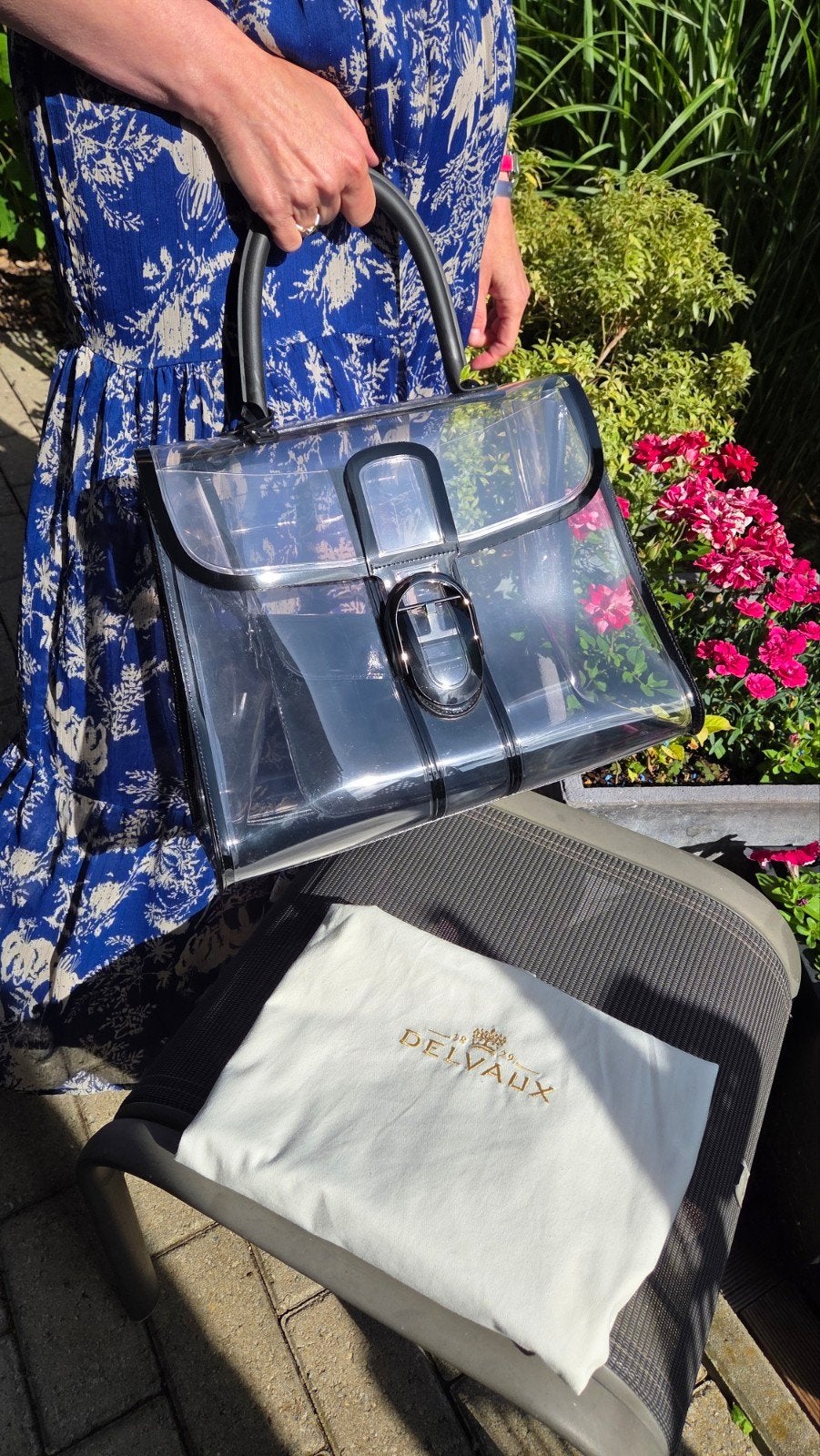 Sac Delvaux vinyl "X-RAY", modèle "Brillant" GM