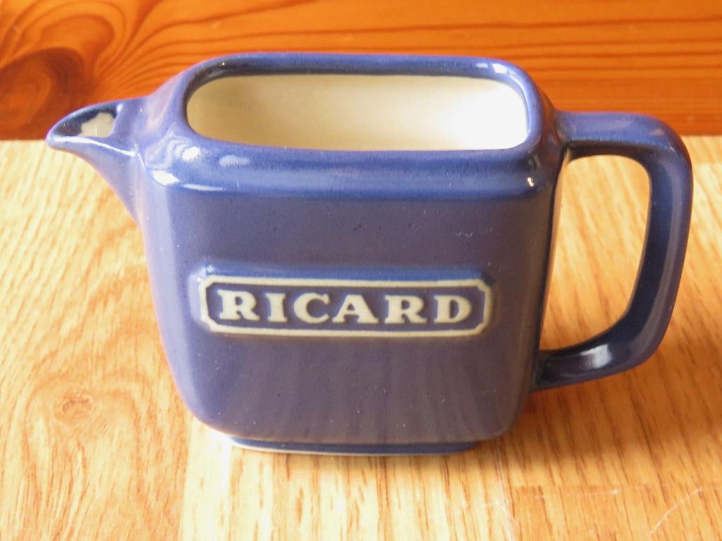 Ricard petite carafe bleue en céramique, Enlèvement ou Envoi, Comme neuf, Ustensile