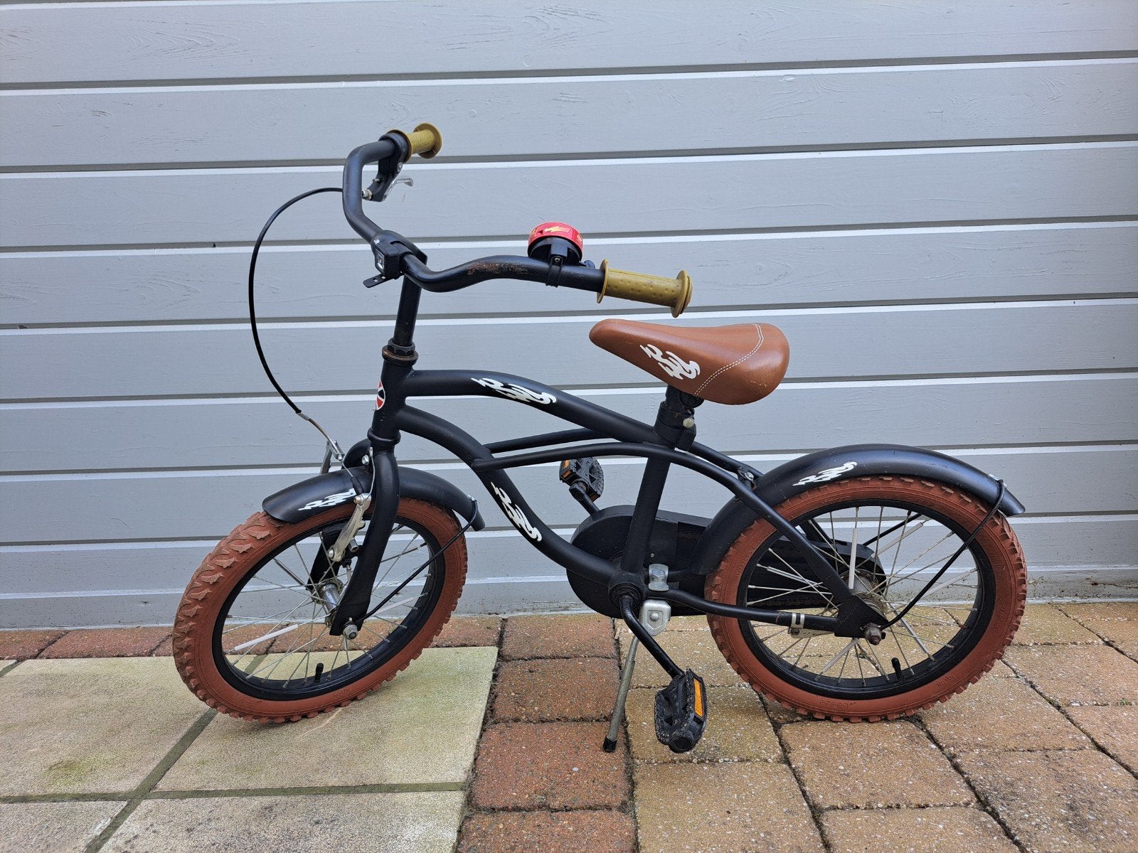 Stoere jongensfiets 16 inch (4-6 jaar), Fietsen en Brommers, Ophalen