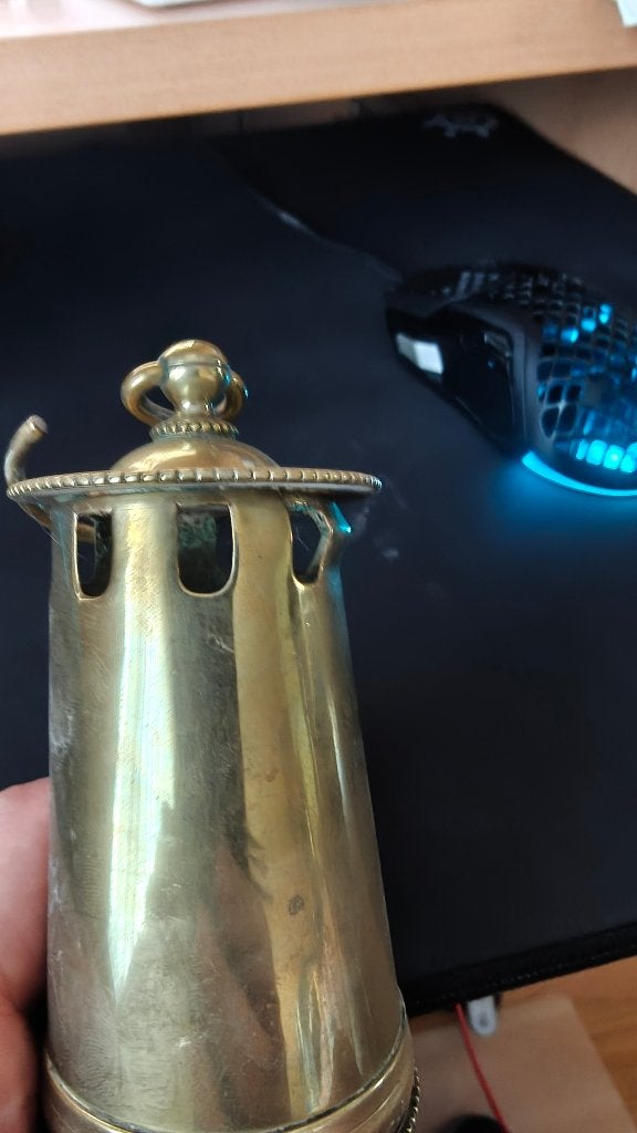 lampe ancienne de mineur (lot de deux lampes), Enlèvement ou Envoi, Cuivre