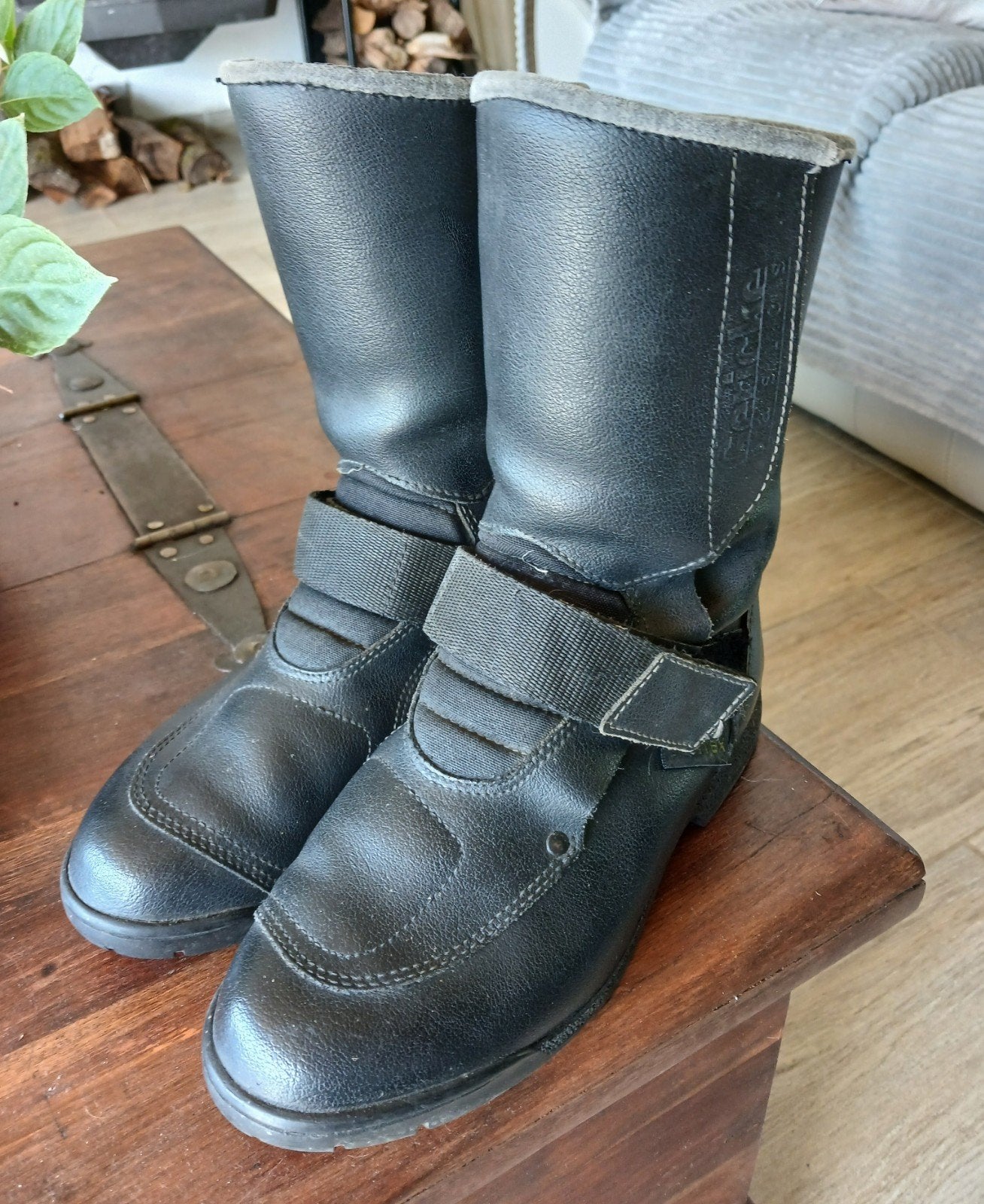 Bottes moto femme de marque Hei Gericke.en cuir vachette, Motos, Enlèvement, Bottes