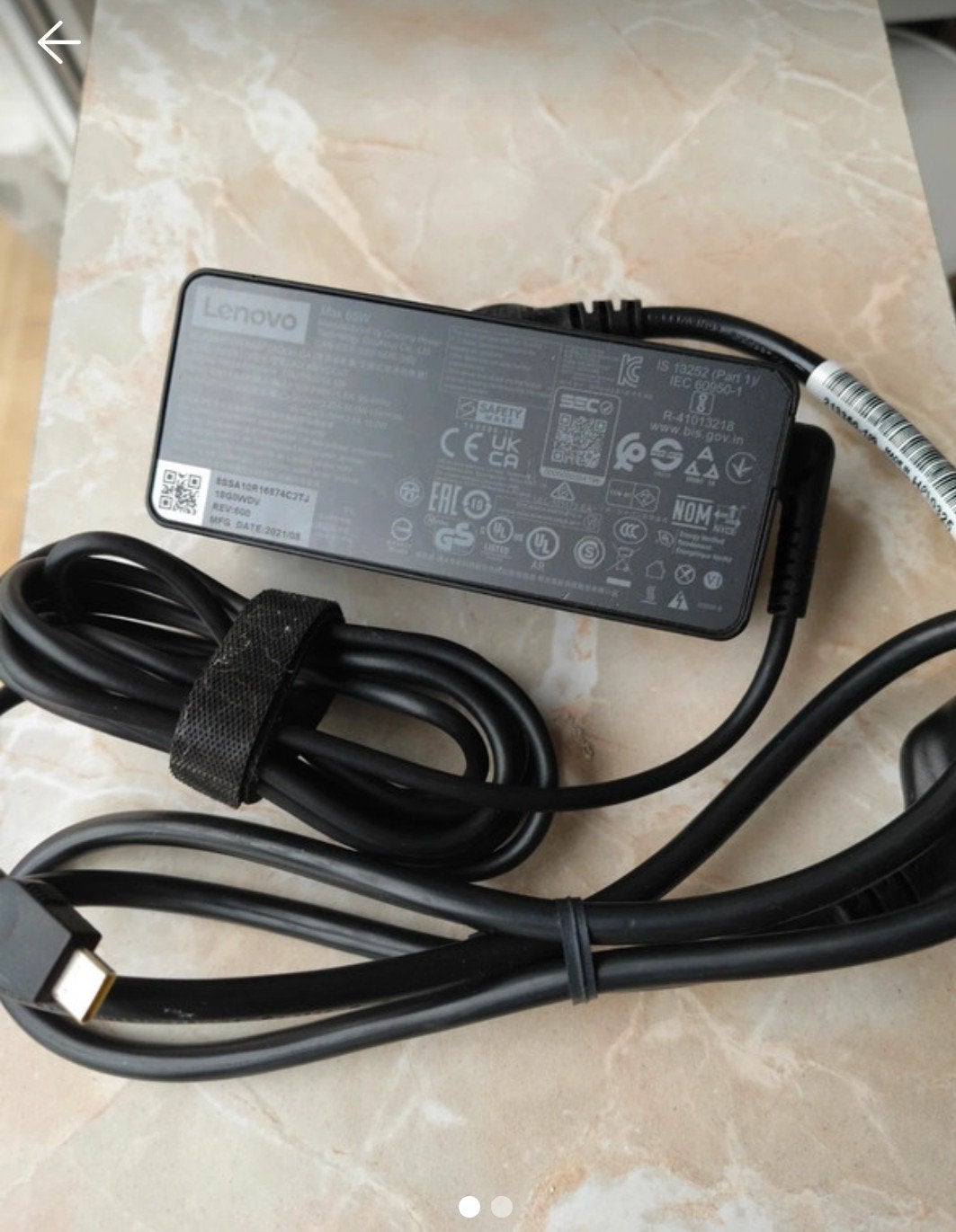 Lenovo USB-c 65w, Enlèvement ou Envoi, Comme neuf, LENOVO