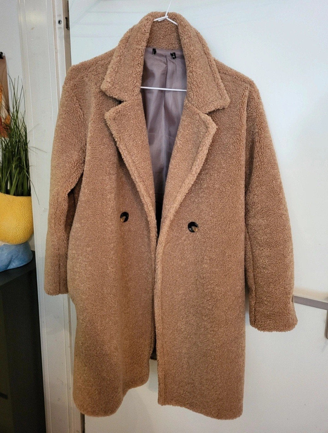 Manteau teddy beige, Enlèvement ou Envoi, Beige