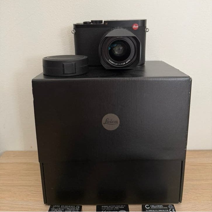 Leica Q (+ 2 extra batteries), TV, Hi-fi & Vidéo, Appareils photo analogiques, Enlèvement, Utilisé, Leica
