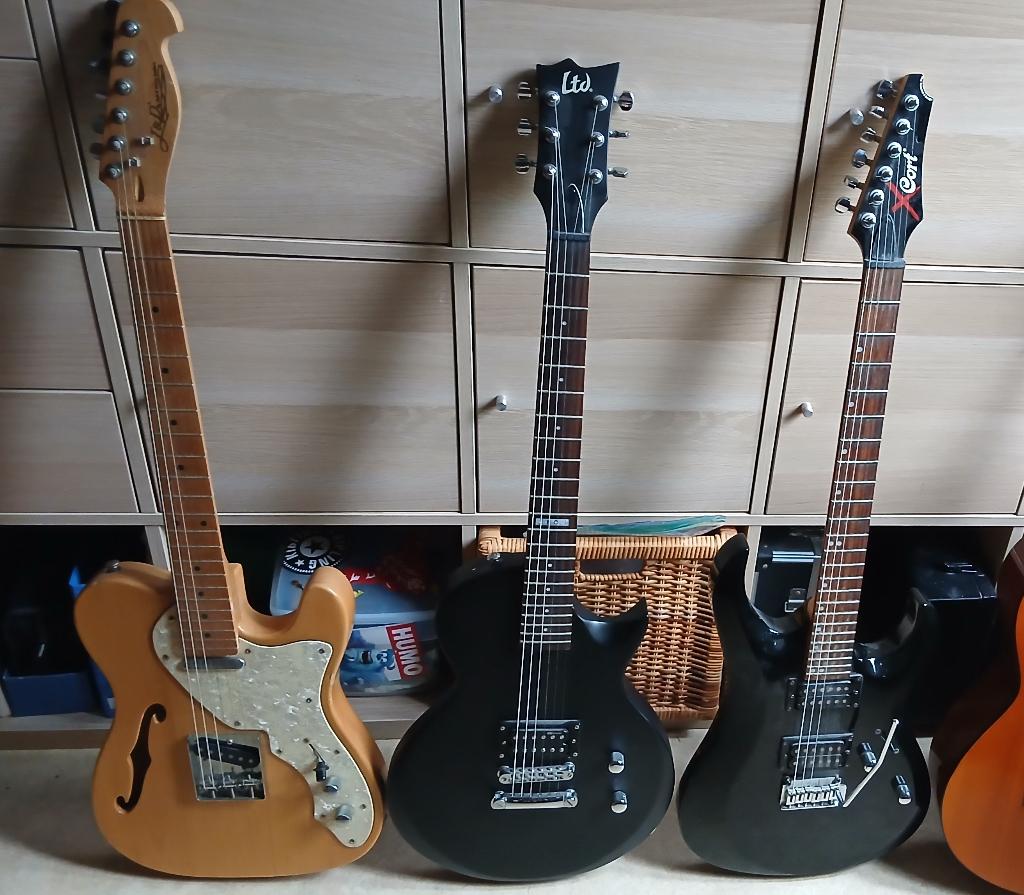 3 Elektrisch Gitaren te koop, Muziek en Instrumenten, Snaarinstrumenten | Gitaren | Elektrisch, Ophalen, Gebruikt