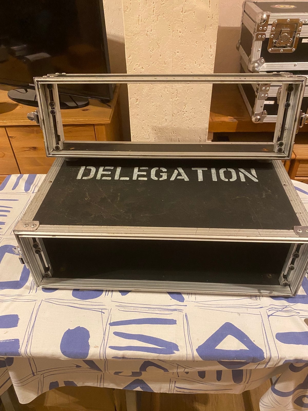 Flightcase voor Dubbele CD Spelel, Muziek en Instrumenten, Behuizingen en Koffers, Ophalen, Gebruikt, Flightcase