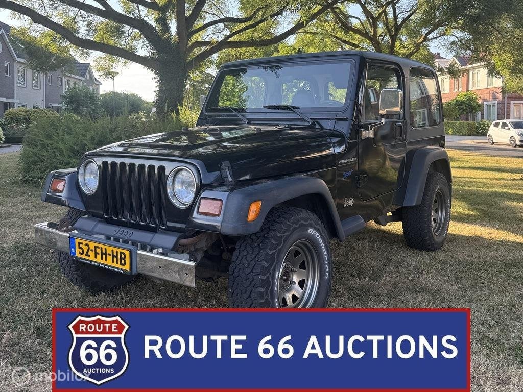 Jeep Wrangler TJ | 1996 | Route 66 Auctions, Autos, Jeep, Achat, Entreprise, Boîte manuelle