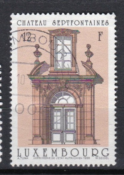Luxembourg 1988 - N 1204, Timbres & Monnaies, Envoi, Luxembourg, Affranchi