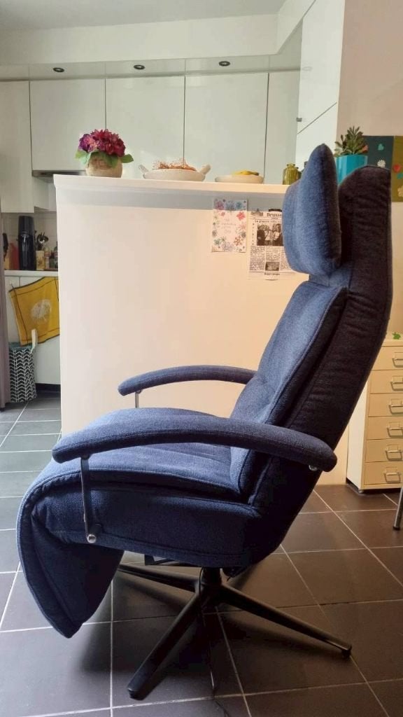 Relaxzetel Zero Gravity van Swiss Relax, Huis en Inrichting, Fauteuils, Zo goed als nieuw, Metaal, Stof, 50 tot 75 cm, Minder dan 75 cm